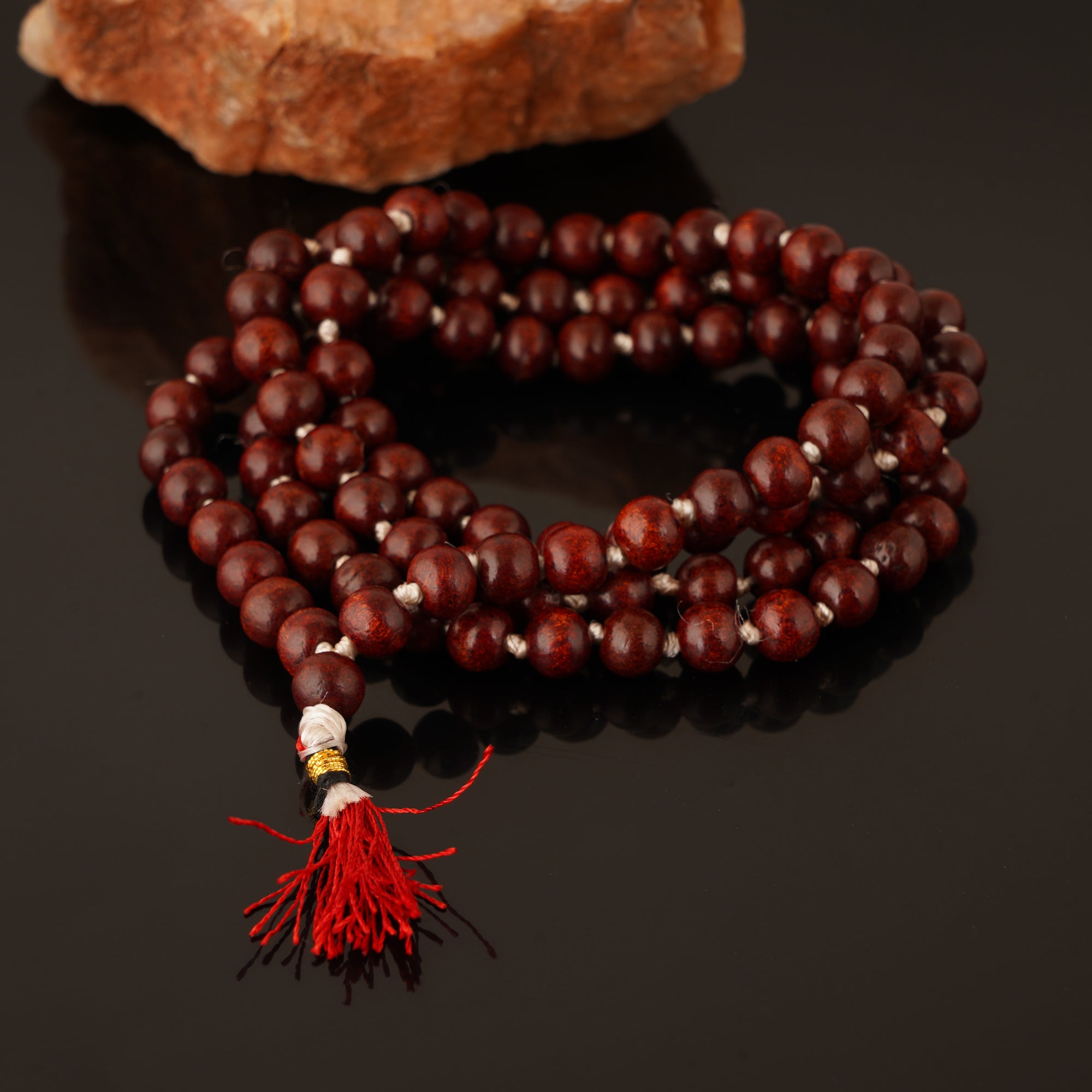 Sandalwood Mala (White)