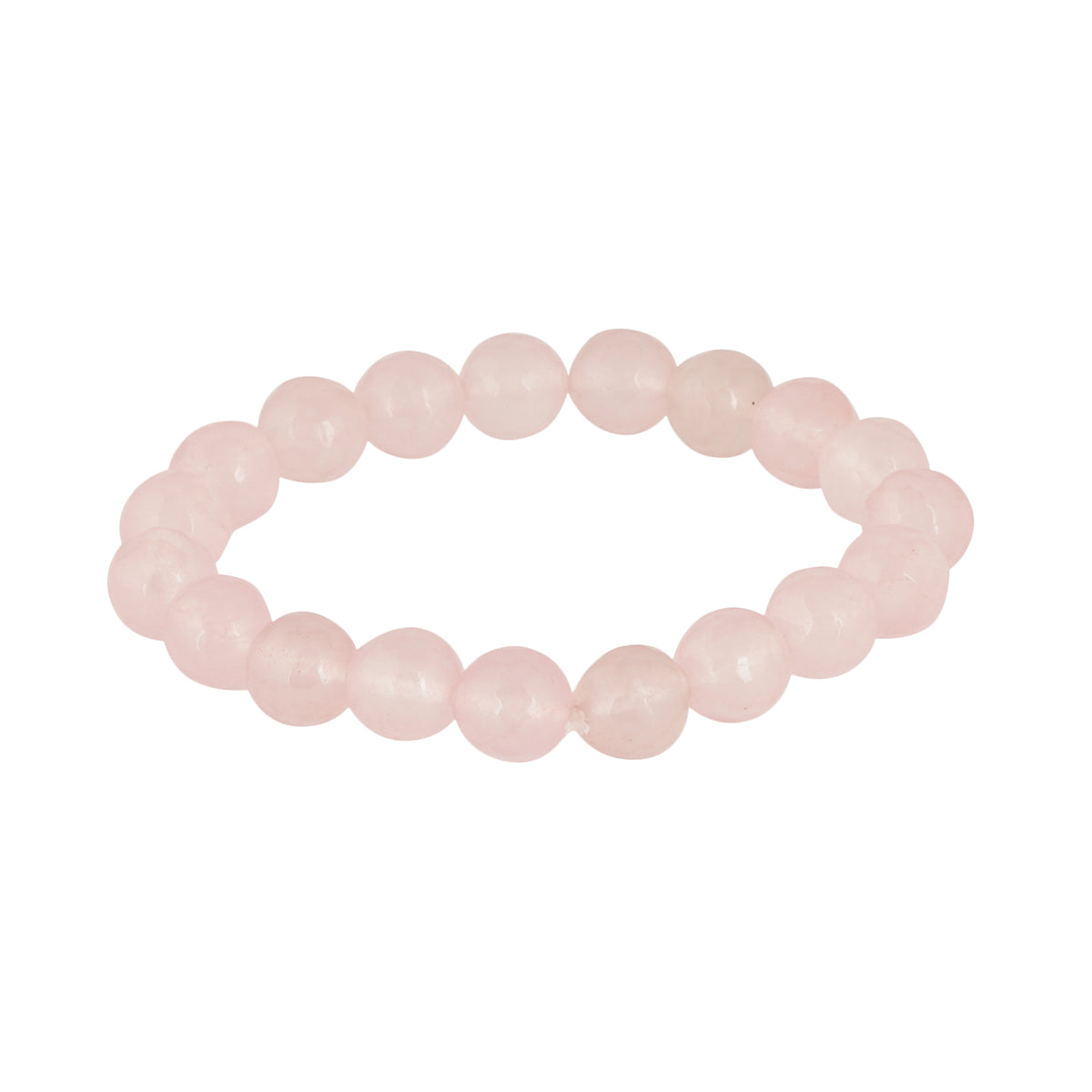 Rose Quartz Diamond Cut Bracelet