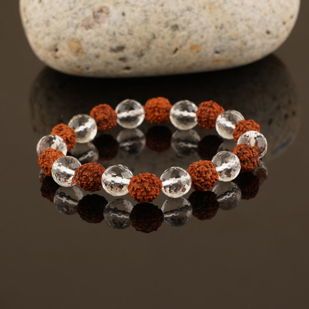 Rudraksh Crystal Bracelet