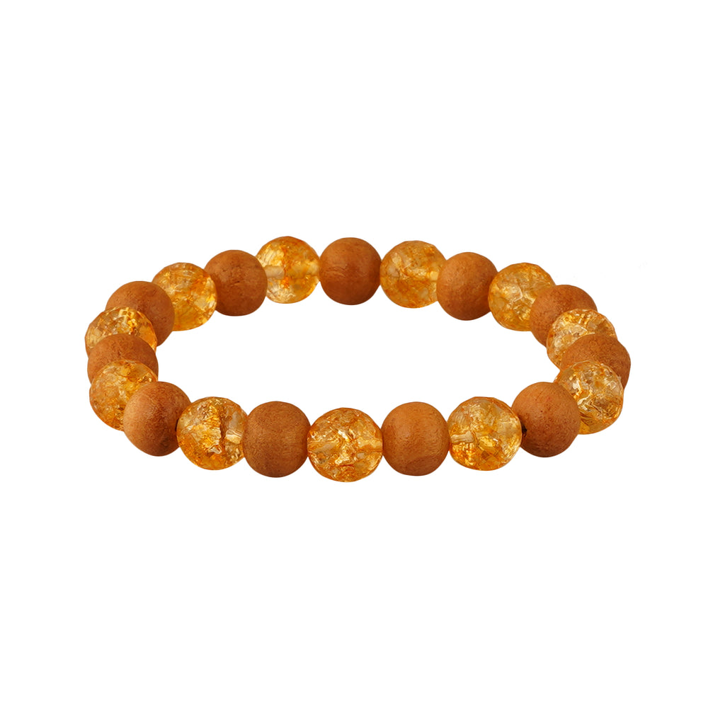 Citrine Wood Bracelet