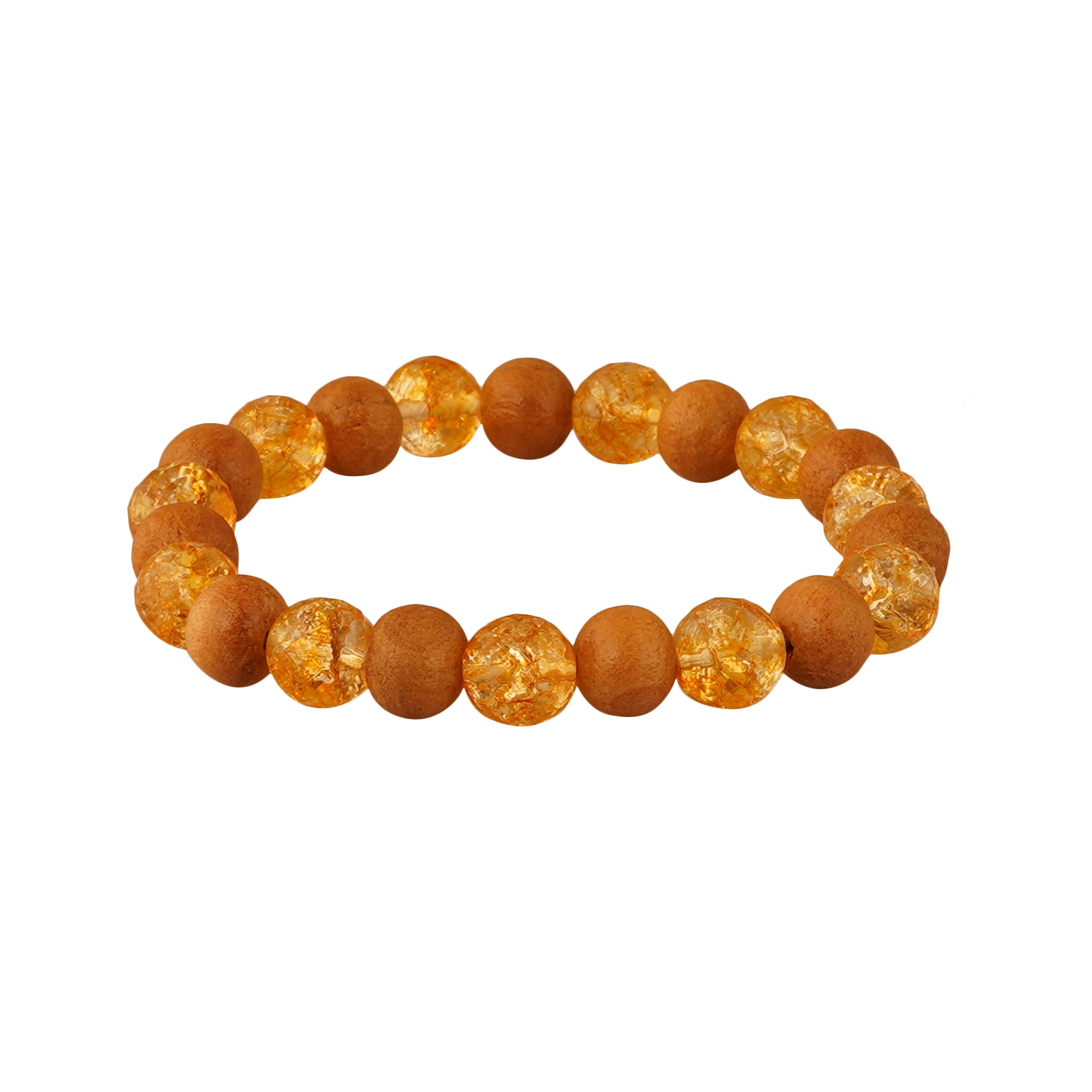Citrine Wood Bracelet