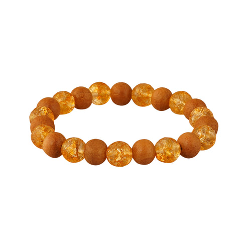 Citrine Wood Bracelet