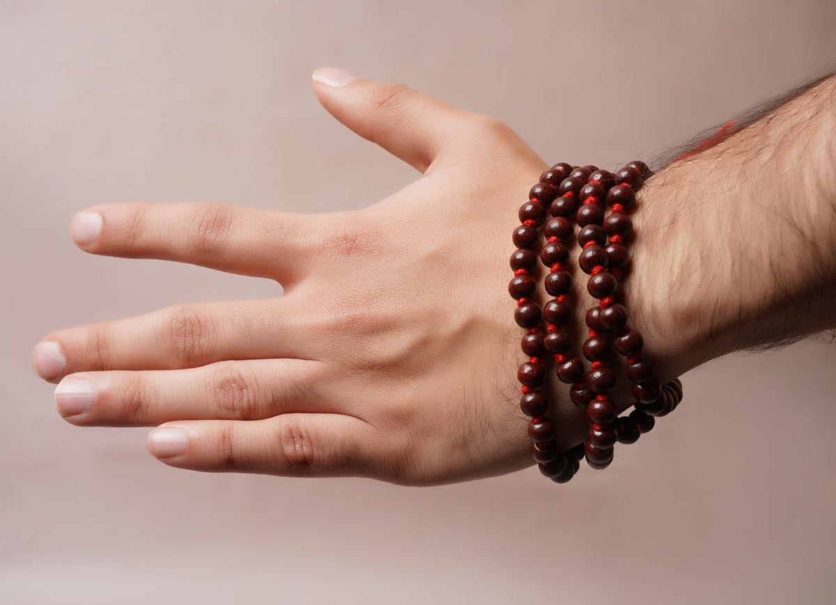Sandalwood Mala (White)