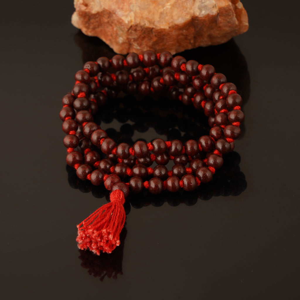 Sandalwood Mala (Red)