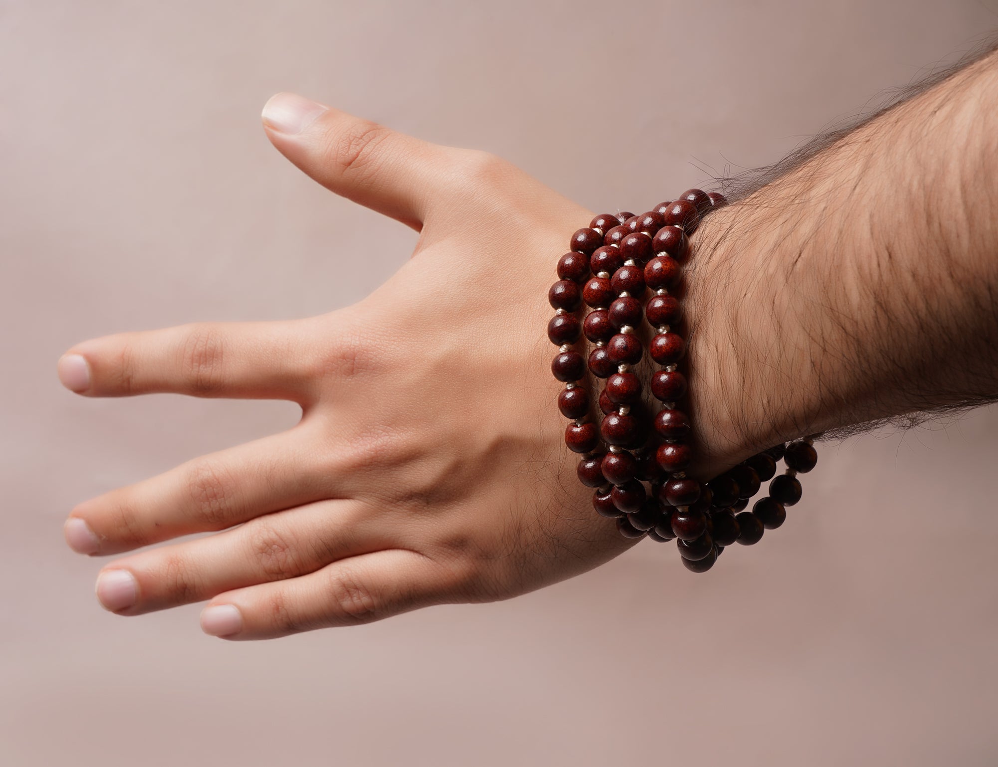 Sandalwood Mala (Red)