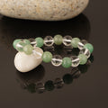 Clear Quartz Green Aventurine (Light) Bracelet