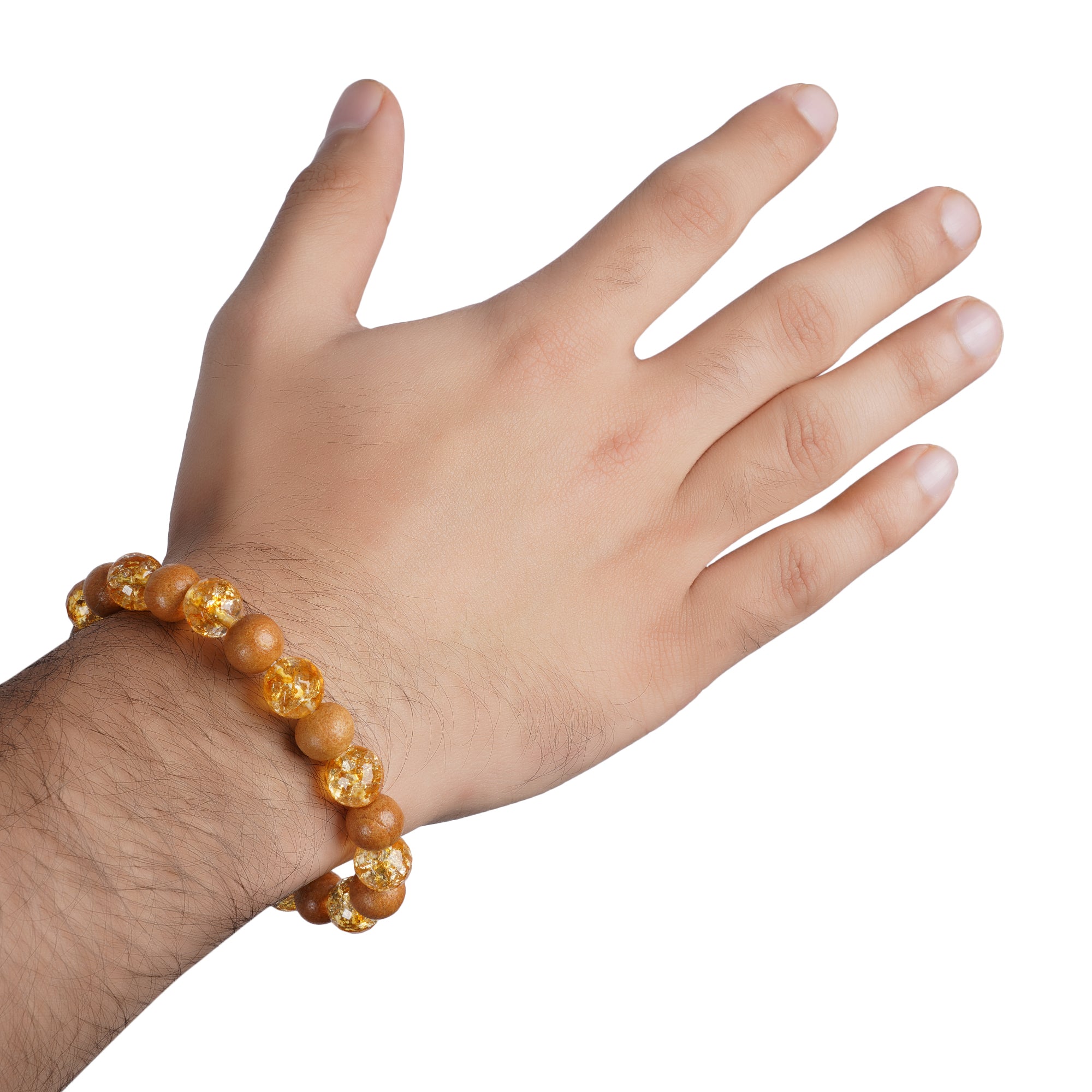 Citrine Wood Bracelet